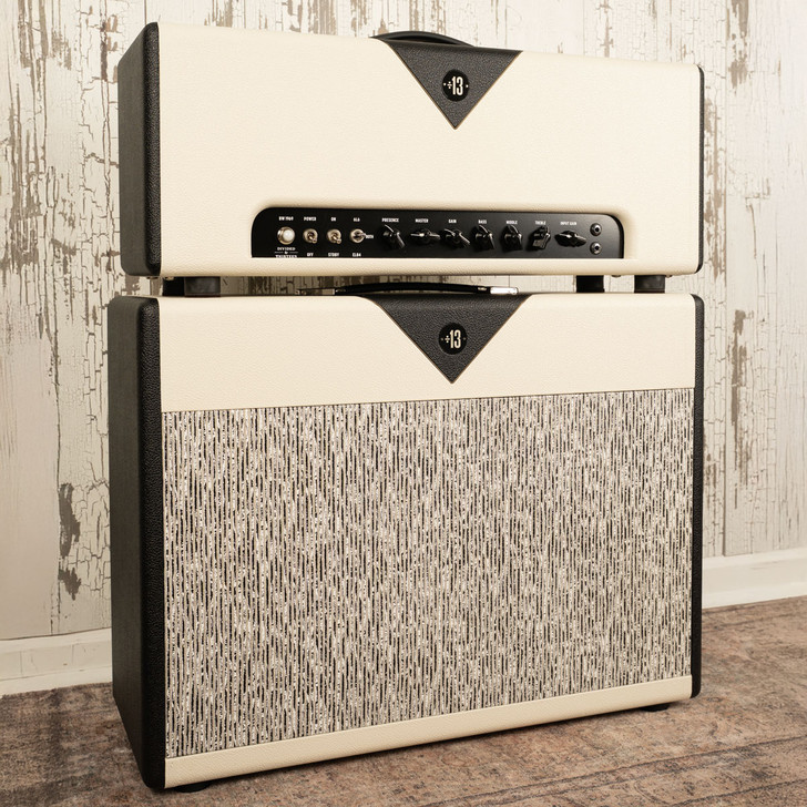Divided by 13 BW1969 Butch Walker Head and Matching 2x12 Cab - White/Black With Pinstripe Grille