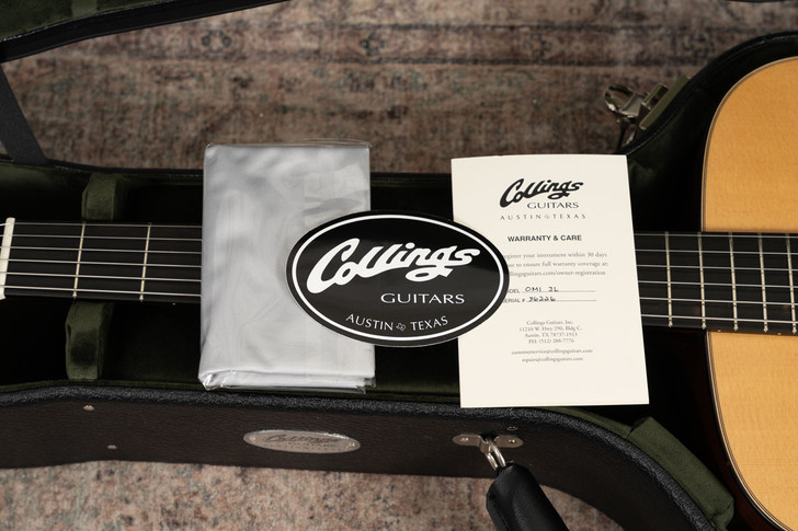 Collings OM1 JL Julian Lage - Baked Sitka Spruce Top (Used)