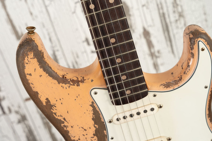Fender Andy Hicks Masterbuilt 1962 Roasted Stratocaster Ultimate Relic - Shell PInk