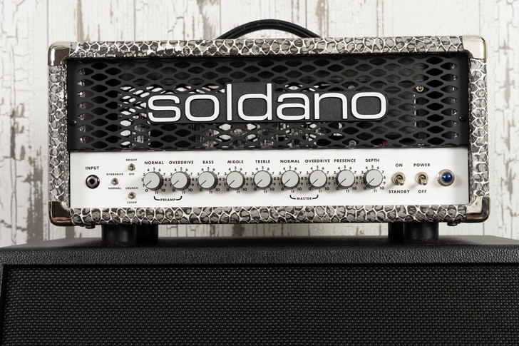 Soldano SLO-30 Head - Snakeskin w/ 2x12 Slant Cab - Black (Used)