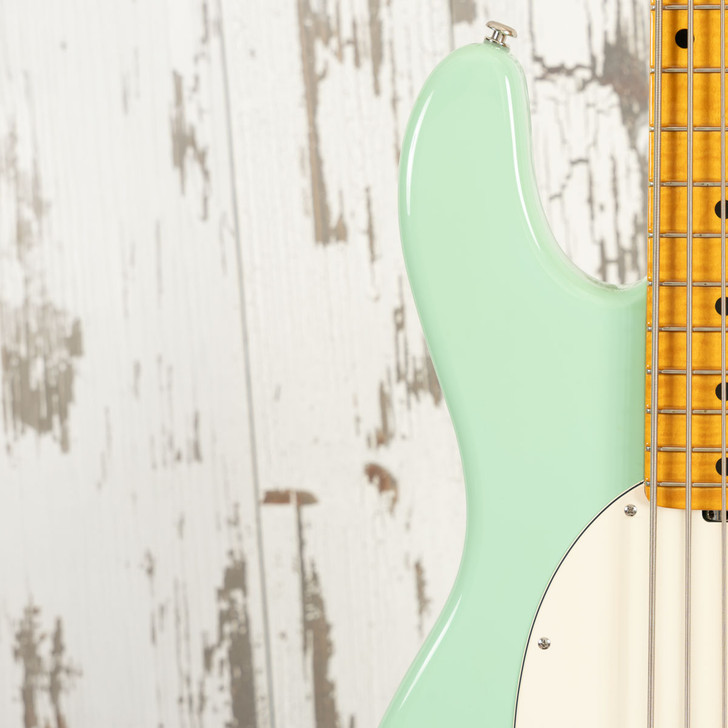 2010 Ernie Ball Music Man Classic Sting Ray 5 Bass - Mint Green (Used)
