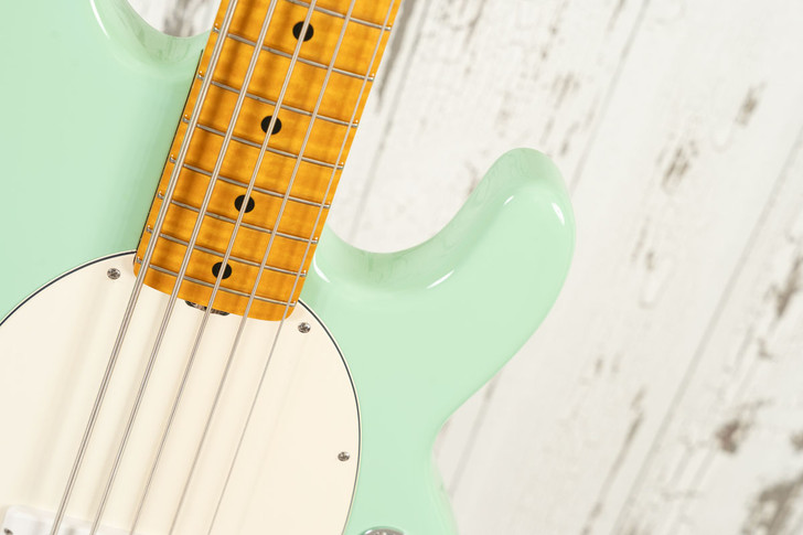 2010 Ernie Ball Music Man Classic Sting Ray 5 Bass - Mint Green (Used)