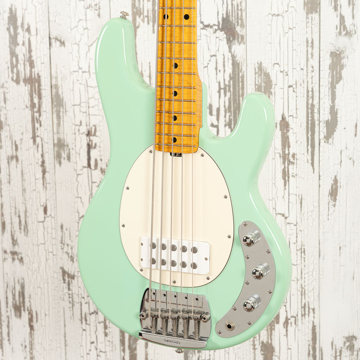 2010 Ernie Ball Music Man Classic Sting Ray 5 Bass - Mint Green (Used)