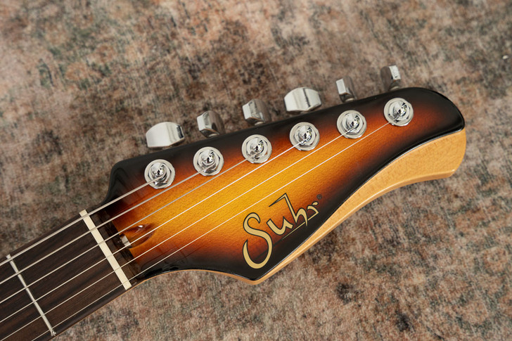 Suhr Custom Classic T Antique, Semi-Hollow - 3 Tone Sunburst, Bound Top w/ Matching Headstock