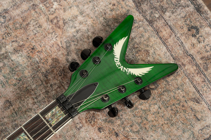 Dean Z 79 Floyd Custom - Transparent Green, Lefty (Used)