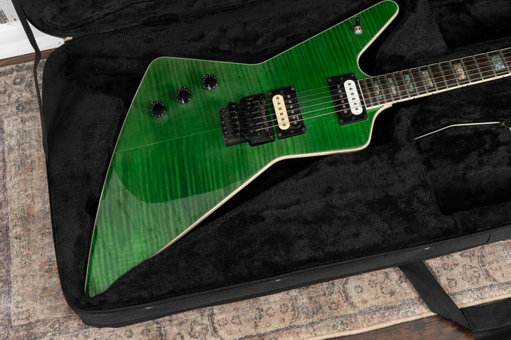 Dean Z 79 Floyd Custom - Transparent Green, Lefty (Used)