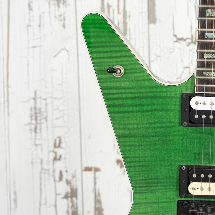 Dean Z 79 Floyd Custom - Transparent Green, Lefty (Used)
