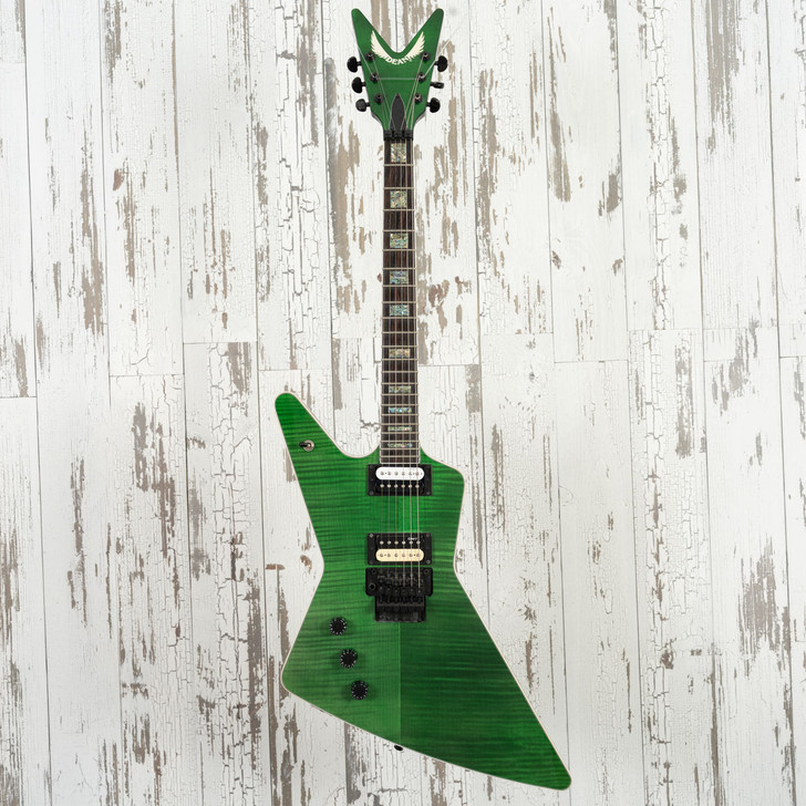 Dean Z 79 Floyd Custom - Transparent Green, Lefty (Used)