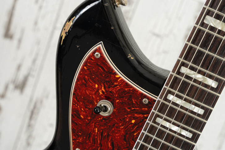 Novo Serus J - Bull Black Over '64 3-Tone Sunburst w/ Lollar Firebird Pickups