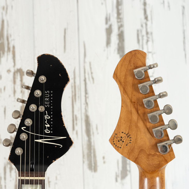 Novo Serus J - Bull Black Over '64 3-Tone Sunburst w/ Lollar Firebird Pickups