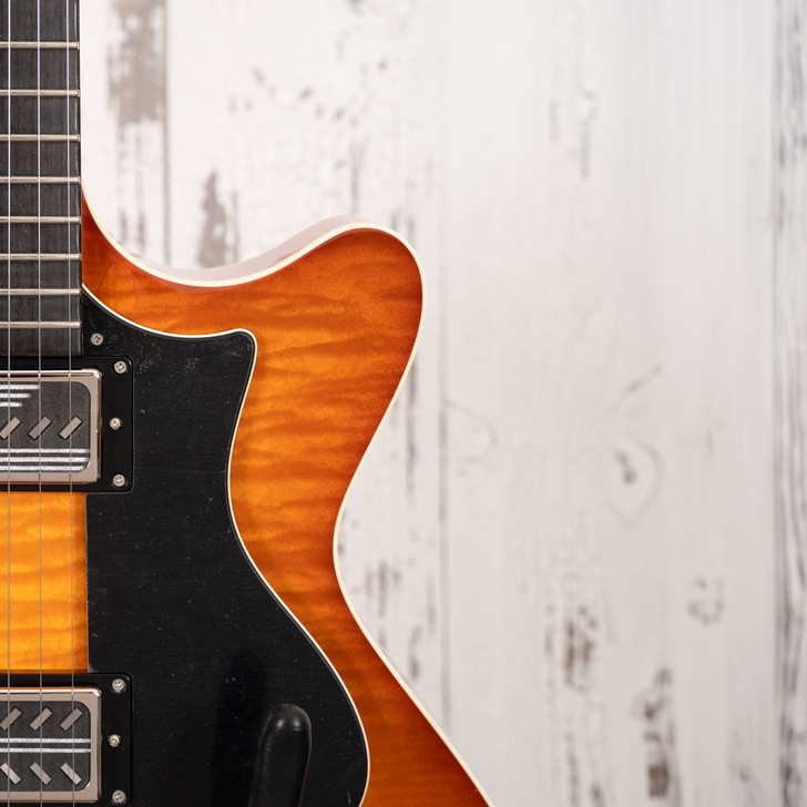 Collings 620 SM LC - Ice Tea Sunburst, Righteous Sound Pickups, Bigsby Vibrato