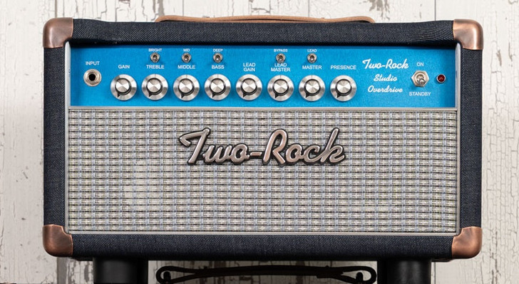 Two-Rock Studio Overdrive Head - Blue Chassis, AGH Kaihara Denim Exclusive
