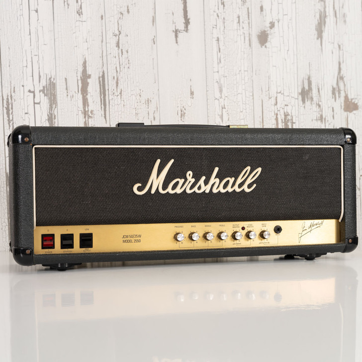 1987 Marshall Model 2550 JCM 50/25 W "Black Jubilee" Head (Used)