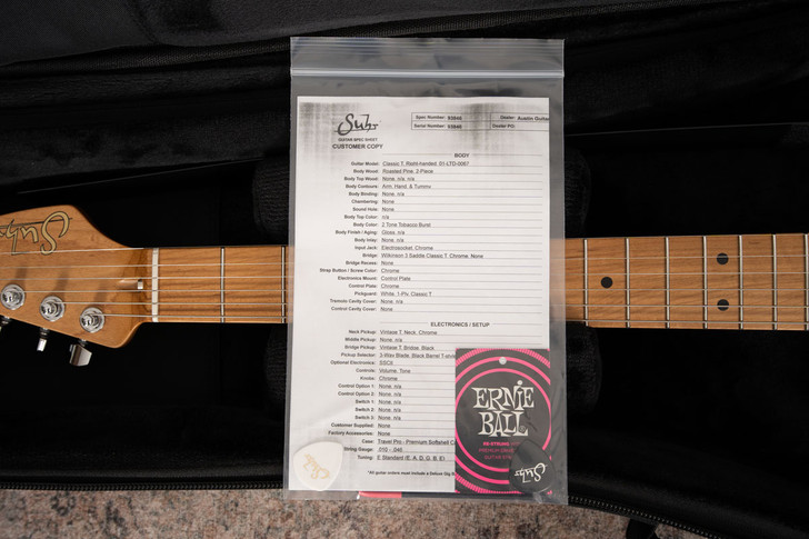 Suhr Classic T Limited Edition -  Roasted Pine, 2-Tone Tobacco Burst