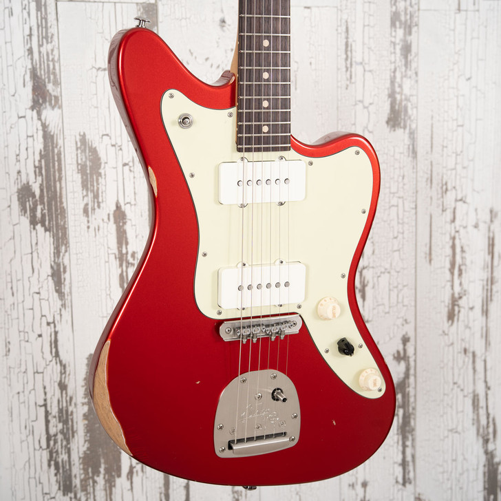 Suhr Classic JM Antique Limited Edition - Candy Apple Red w/ Mastery Vibrato