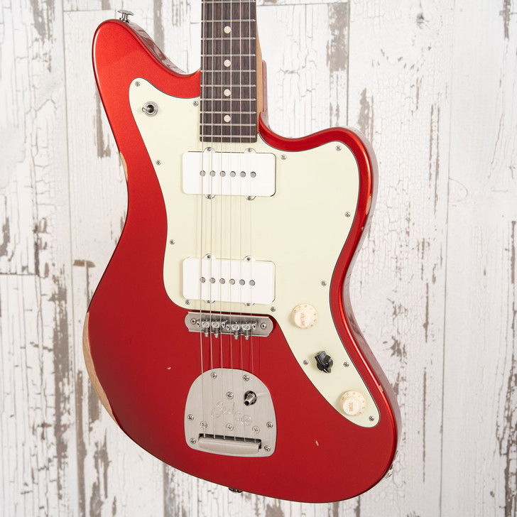 Suhr Classic JM Antique Limited Edition - Candy Apple Red w/ Mastery Vibrato