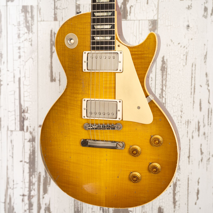 Gibson Murphy Lab R9 Historic Les Paul - Ultra Heavy Aged Green Lemon Burst (Used)