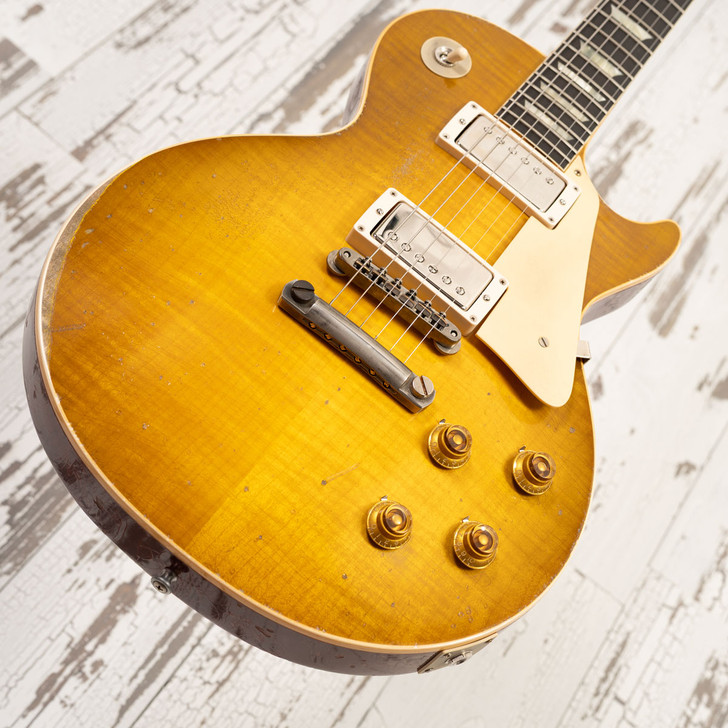 Gibson Murphy Lab R9 Historic Les Paul - Ultra Heavy Aged Green Lemon Burst (Used)
