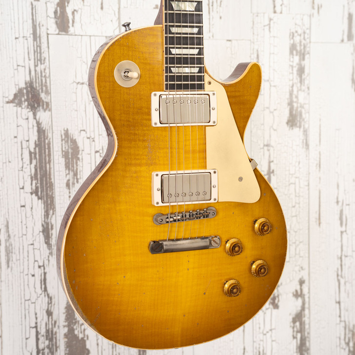 Gibson Murphy Lab R9 Historic Les Paul - Ultra Heavy Aged Green Lemon Burst (Used)