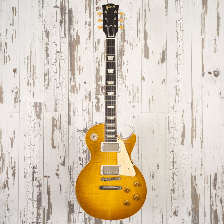 Gibson Murphy Lab R9 Historic Les Paul - Ultra Heavy Aged Green Lemon Burst (Used)