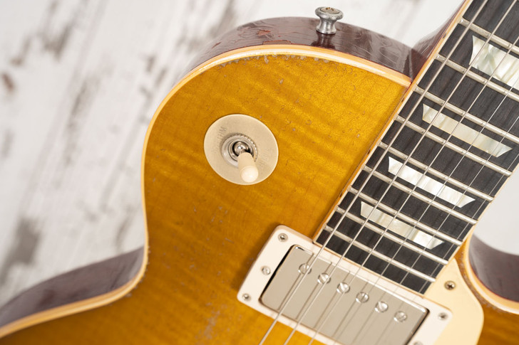 Gibson Murphy Lab R9 Historic Les Paul - Ultra Heavy Aged Green Lemon Burst (Used)