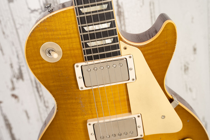 Gibson Murphy Lab R9 Historic Les Paul - Ultra Heavy Aged Green Lemon Burst (Used)