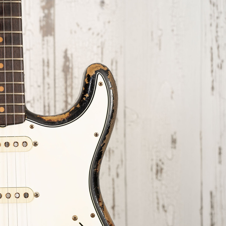 Fender Custom Shop Master Built Dale Wilson '61 Stratocaster Black Over 3 Tone Sunburst, Suhr Pickups (Used)