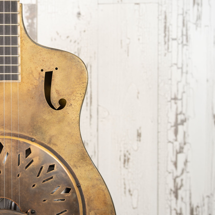 Mule Resonator - Brass w/ Cutaway (Used)