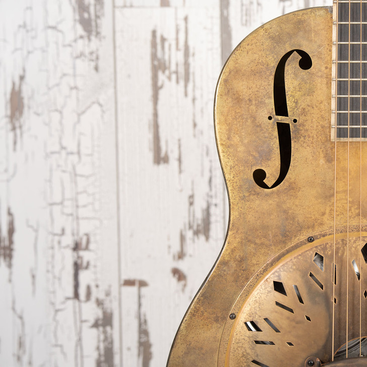 Mule Resonator - Brass w/ Cutaway (Used)
