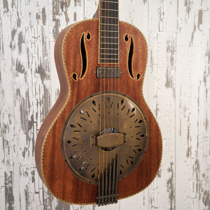 Mule Charlie Parr - Tricone, Flamed Mahogany (Used)
