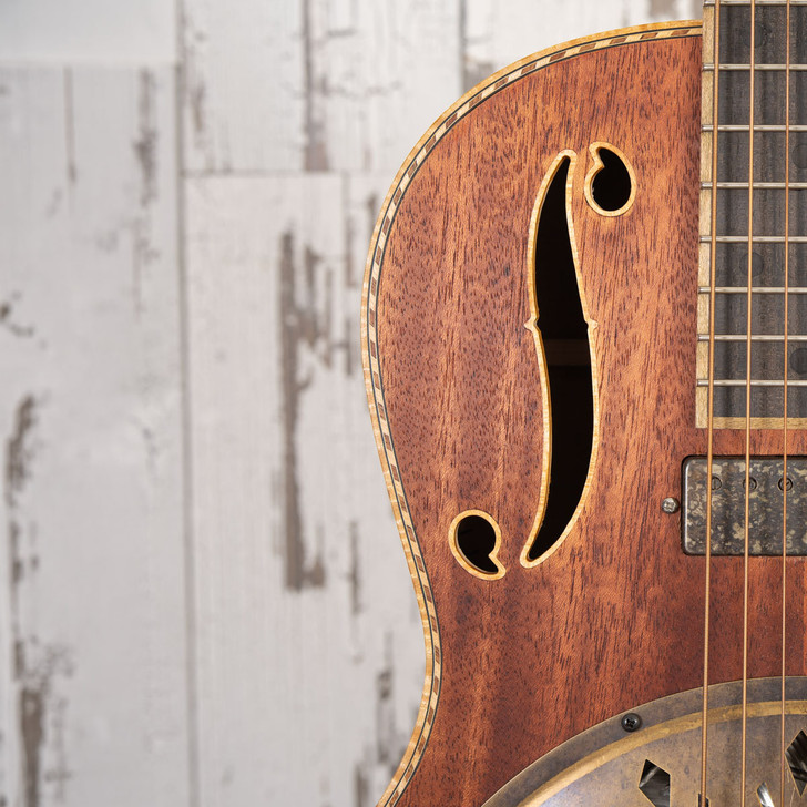 Mule Charlie Parr - Tricone, Flamed Mahogany (Used)