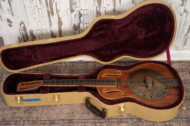 Mule Charlie Parr - Tricone, Flamed Mahogany (Used)