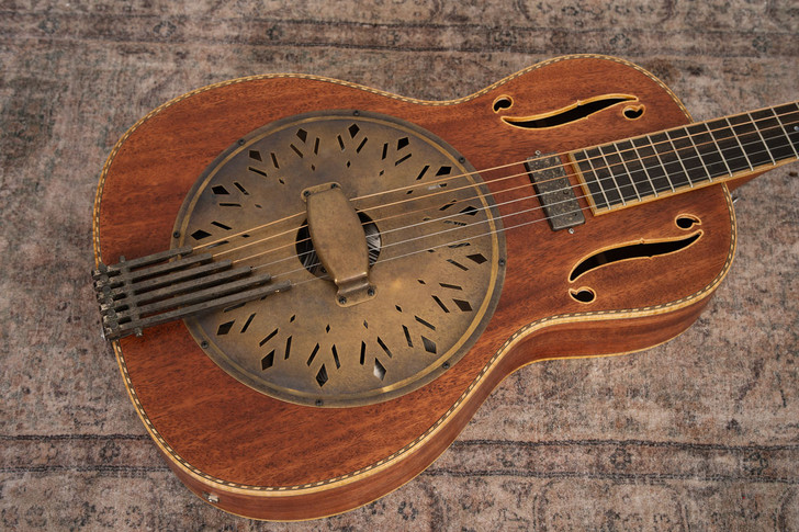 Mule Charlie Parr - Tricone, Flamed Mahogany (Used)
