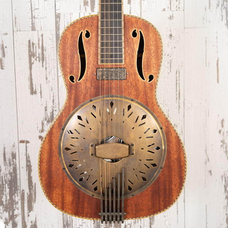 Mule Charlie Parr - Tricone, Flamed Mahogany (Used)