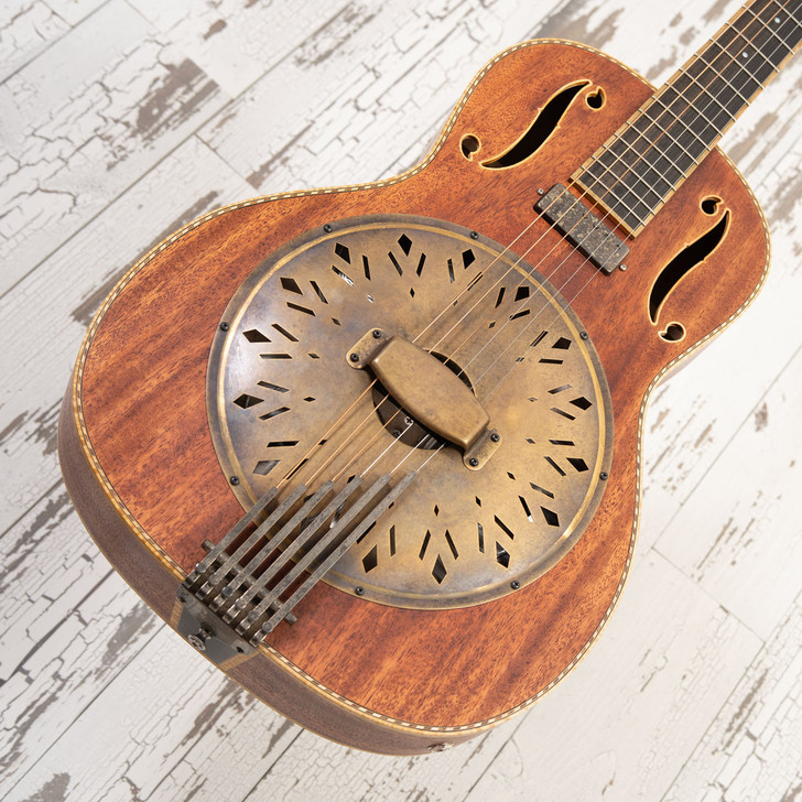 Mule Charlie Parr - Tricone, Flamed Mahogany (Used)