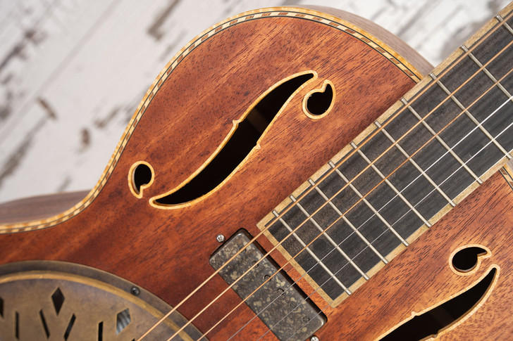 Mule Charlie Parr - Tricone, Flamed Mahogany (Used)