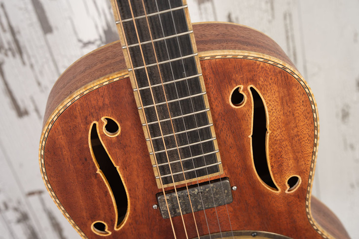 Mule Charlie Parr - Tricone, Flamed Mahogany (Used)