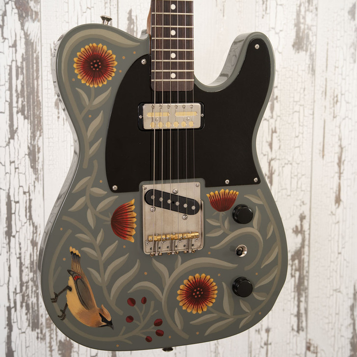 Creston T-Style w/ Sarah Ryan Custom Artwork and Lollar Pickups (Used)
