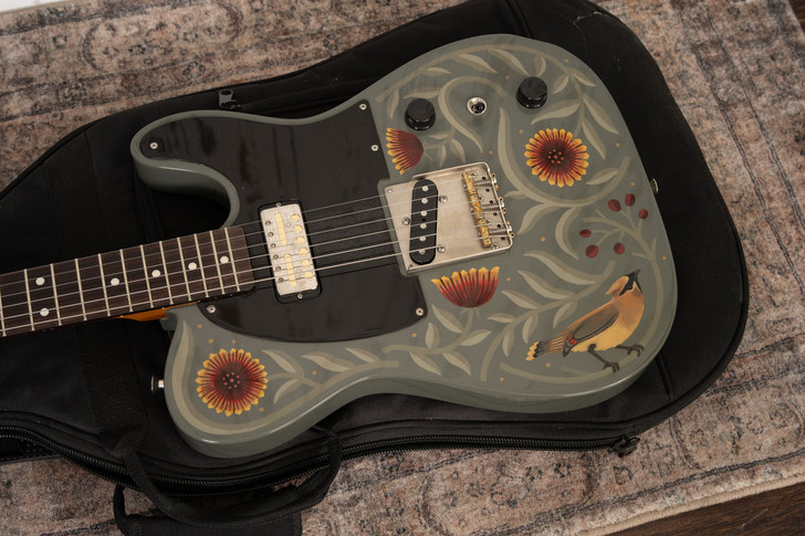 Creston T-Style w/ Sarah Ryan Custom Artwork and Lollar Pickups (Used)