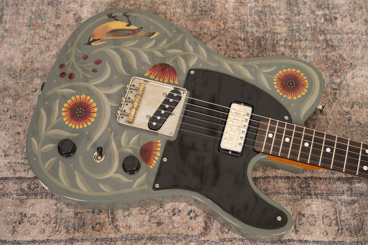 Creston T-Style w/ Sarah Ryan Custom Artwork and Lollar Pickups (Used)