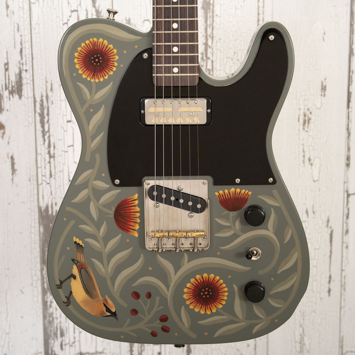 Creston T-Style w/ Sarah Ryan Custom Artwork and Lollar Pickups (Used)