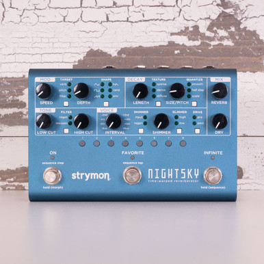 Strymon NightSky ナイトスカイ ギターエフェクター strymon | NIGHTSKY | シンセシス・リバーブ | 製品情報