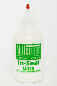 In-Seal Ultra dry incision sealer absorbs moisture without swelling or gas release. Available in 16 oz. bottle, 1-gallon jug, or 5-gallon pail. In-Seal Ultra dry incision sealer absorbs moisture without swelling or gas release. Available in 16 oz. bottle, 1-gallon jug, or 5-gallon pail.