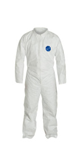 Champion Disposable Coverall – white Tyvek protective suit for embalming preparation room use