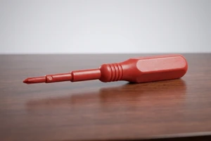 The Trocar Button Applicator is a screwdriver-style tool designed for easy insertion and tightening of threaded trocar buttons. It provides controlled placement for a secure, leak-resistant closure—no sutures or sealants required. Durable, reusable, and easy to handle for consistent results.