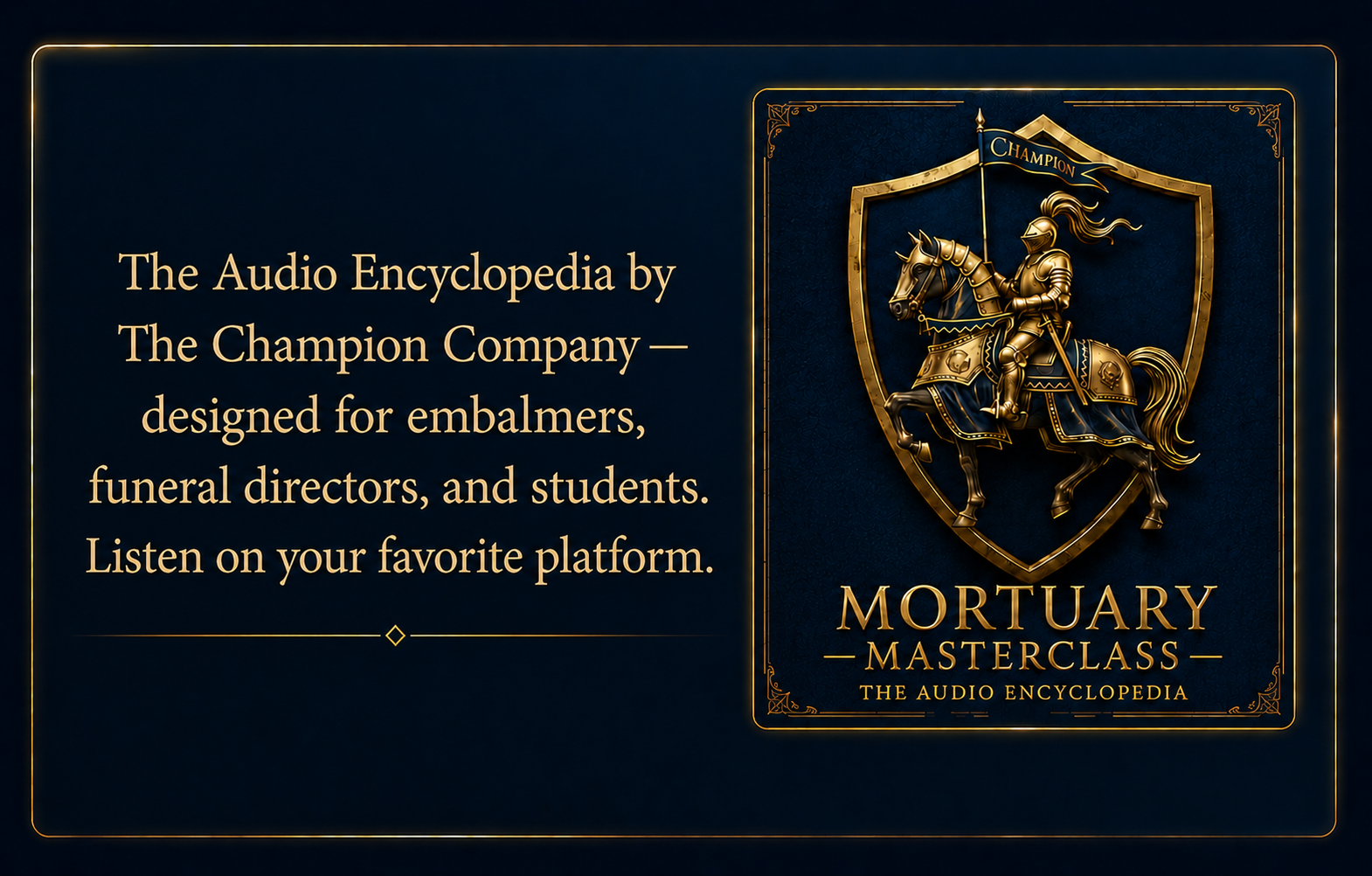 The Mortuary Masterclass by The Champion Company