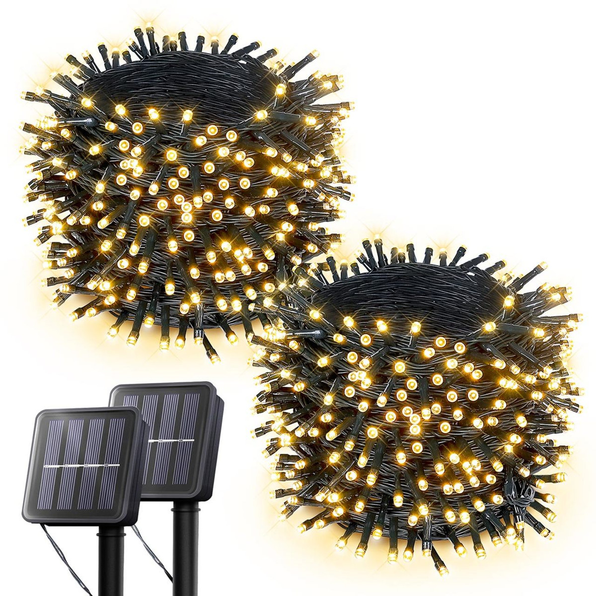 32ft Battery-Powered LED String Lights with 100 LED Lights