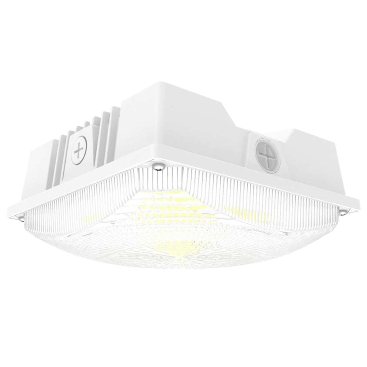 8in. LED Wattage Adjustable & Color Tunable White Canopy Light -  20W/30W/40W - 3000K/4000K/5000K - Keystone