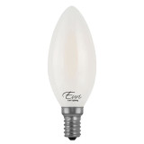 4-Pack LED B10 Filament Bulbs - 4.5W - 450 Lumens - 2700K - Euri Lighting