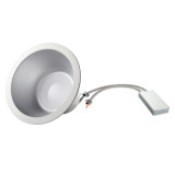 8in. LED Commercial Recessed Downlight - 45W - 4354 Lumens - 4000K - IC Rated - Morris